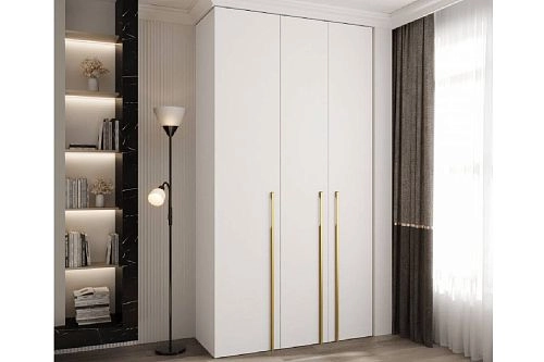 Шкаф распашной Комо-3 Белый - фото 1