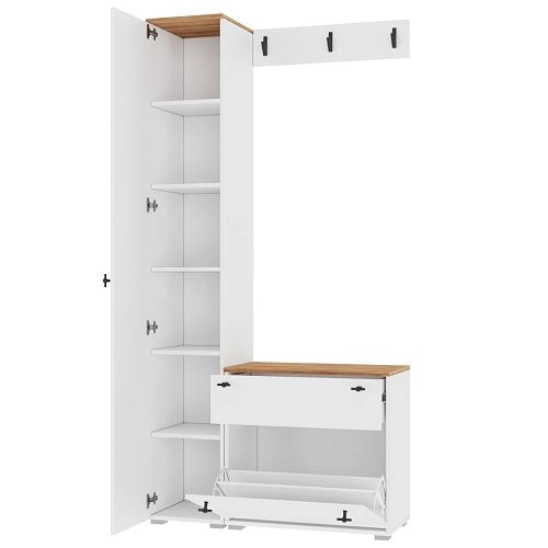 Прихожая Квели 7 Белый - фото 4