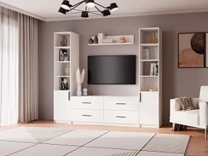 Лорена Пакс ТВ-стенка 2 Белый