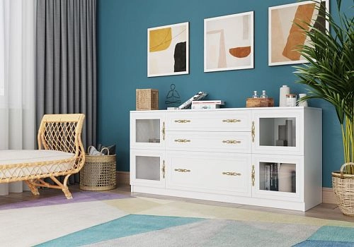 Комод Карлос-049 Белый - фото 4