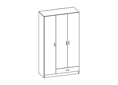 Шкаф распашной Рио-3.6 - фото 3