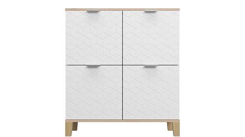 Комод Марвин Йорк 5 фрезеровка 2 Милк - фото 2