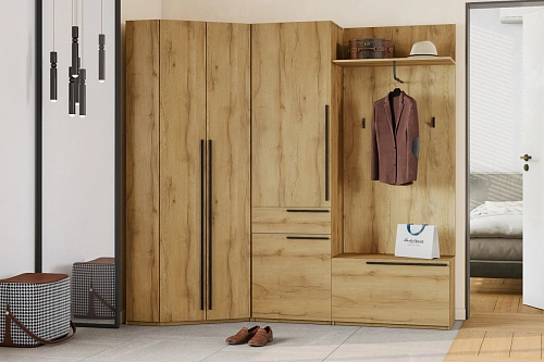 Прихожая Лорена Пакс-3 Дуб Золотистый - фото 1