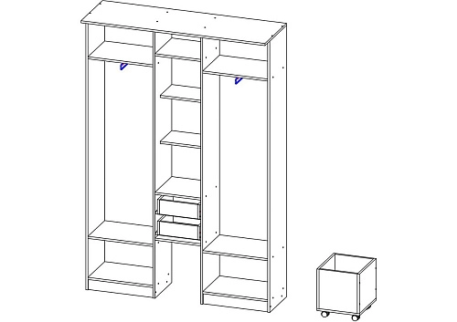Прихожая Вика 2Д - фото 2