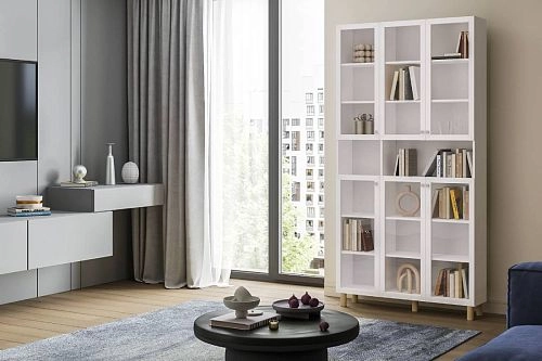 Шкаф для книг Билли Сканди-109 - фото 1