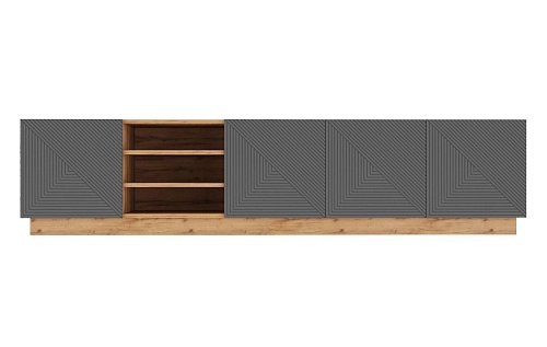 ТВ тумба Алиса 4 Серый - фото 3