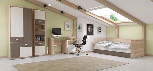 Стенка детская Гарвард-1 МДФ - фото 1