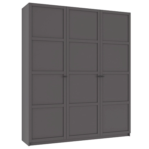 Шкаф распашной Скаген-3 Графит - фото 2