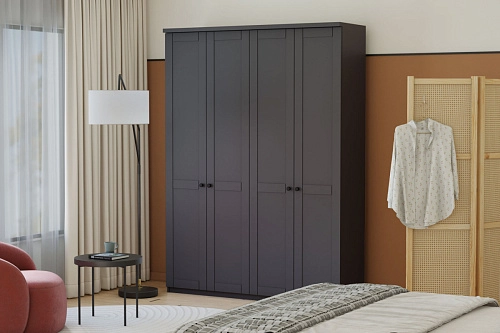 Шкаф распашной София РАХ-3 МДФ Графит - фото 1