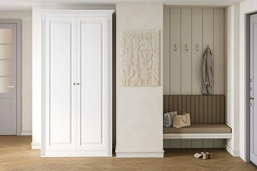 Шкаф распашной Классика Люкс-2.1 МДФ - фото 1