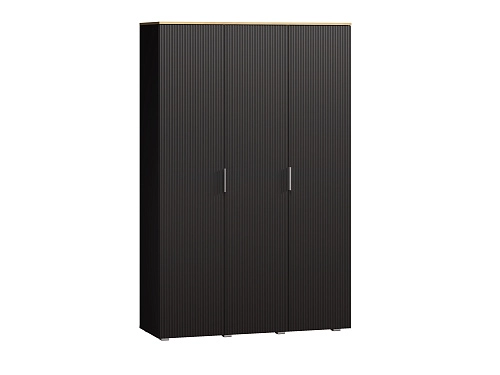 Шкаф распашной Салерно 3 Черный - фото 2