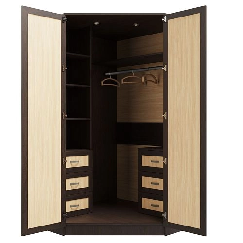 Шкаф угловой Стильный-2УР Белый - фото 9