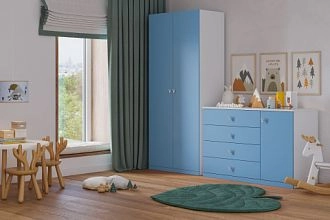 детская Банни-7 Пастельно-Синий