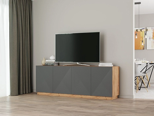ТВ тумба Алиса 1 Серый - фото 1