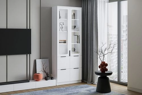 Шкаф для книг Модена 2.4 - фото 1