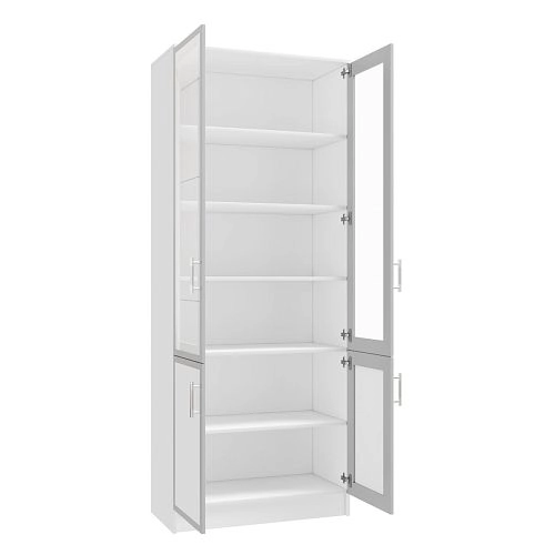 Книжный шкаф Альма-9 Белый - фото 2