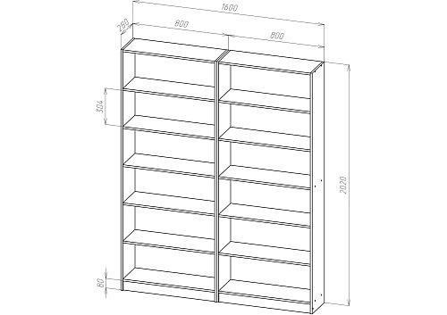 Стеллаж Билли-03 - фото 3