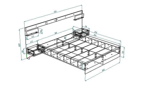 Кровать Адрио - фото 3