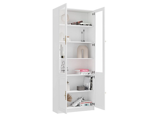 Книжный шкаф Карлос-010 Белый - фото 3