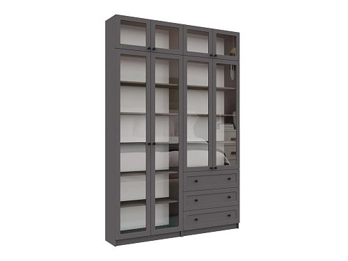 Шкаф для книг Билли Стольмин 47 Графит - фото 3