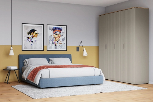 Шкаф распашной Салерно 4 Кашемир - фото 1