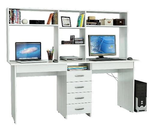 Компьютерный стол Тандем-2Я+Н - фото 2