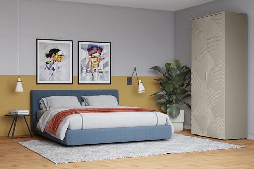 Шкаф распашной Салерно NEW 2 Кашемир - фото 1