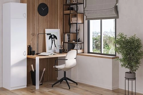 Шкаф распашной Лайт-1 Платье с антресолью - фото 1