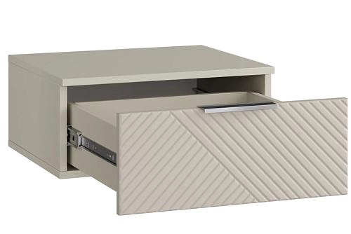 Тумба прикроватная подвесная Салерно NEW 1 Кашемир - фото 3