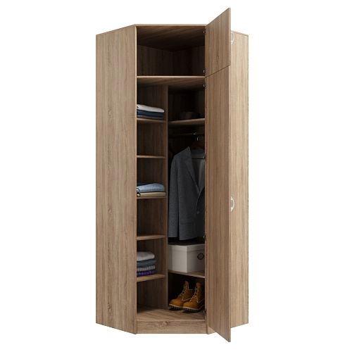 Шкаф угловой Алиса-11 Дуб Сонома - фото 2