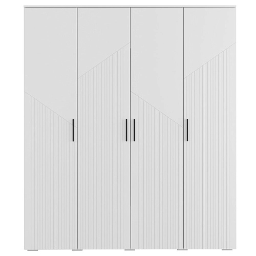 Шкаф распашной Синтра 4 Белый - фото 3