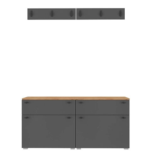 Прихожая Квели 2 Графит - фото 4