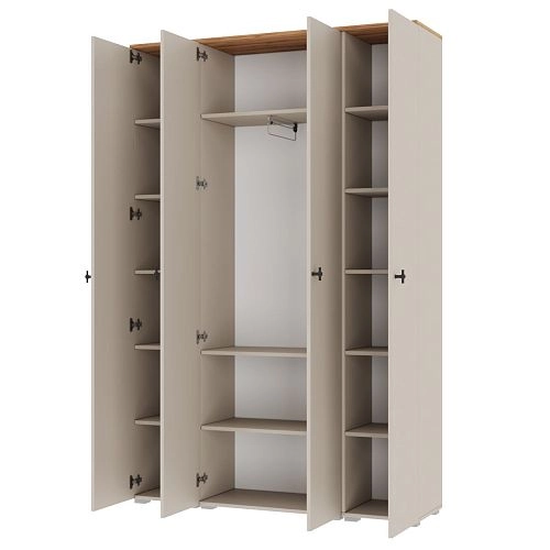 Шкаф распашной Квели 4 Кашемир - фото 4