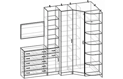 Прихожая Горизонт-17 - фото 2