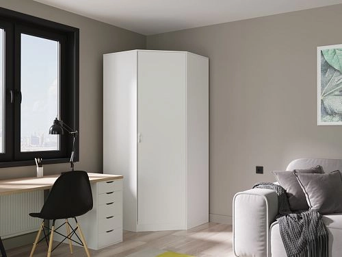 Шкаф угловой Алиса-2 Белый - фото 1