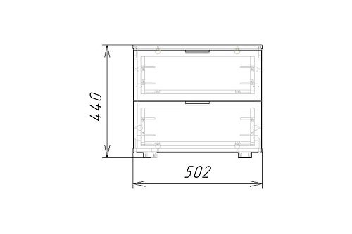 Тумба прикроватная Тоди-2 Графит - фото 4