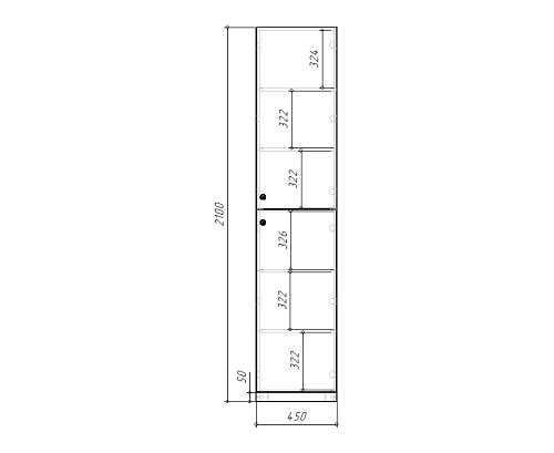 Стенка детская Банни-6 Розовый Лайт - фото 11
