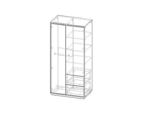 Шкаф распашной Бостон-2 - фото 6