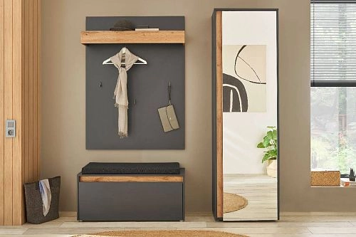 Прихожая Анси-3 Антрацит - фото 1