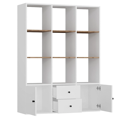 Стеллаж Оренсе-7 Белый - фото 4