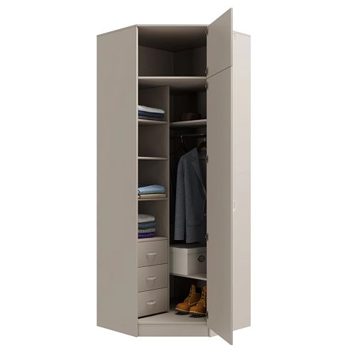 Шкаф угловой Алиса-12 Кашемир - фото 2