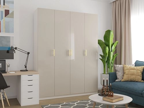 Шкаф распашной Браззавиль-4 МДФ - фото 1