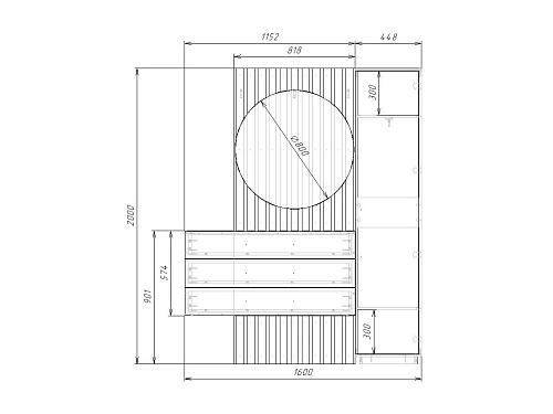 Прихожая Неаполь-8 - фото 4