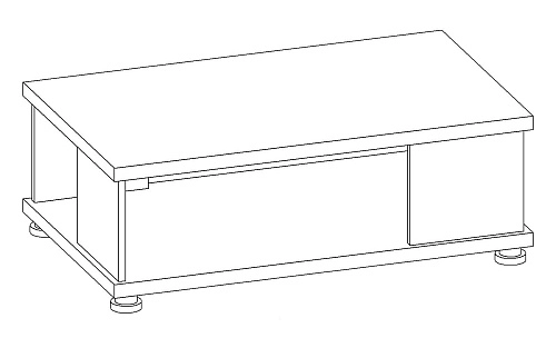 Журнальный стол Партнер-1 СЖ.016.1000-00 - фото 2