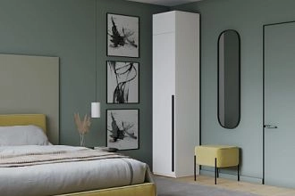 Лорена Пакс-1 с антресолью Белый