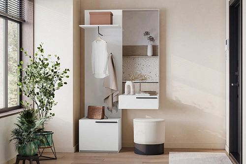 Прихожая Лорена Пакс-1 Белый - фото 1