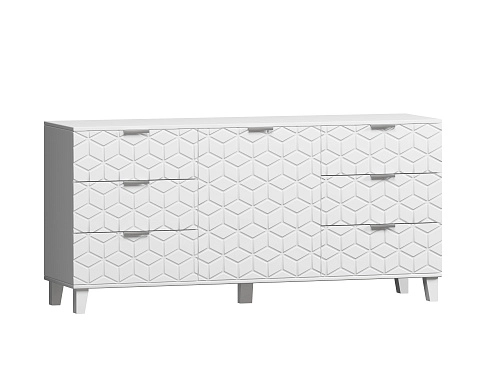 Комод Марвин 33 фрезеровка 2 Белый - фото 2