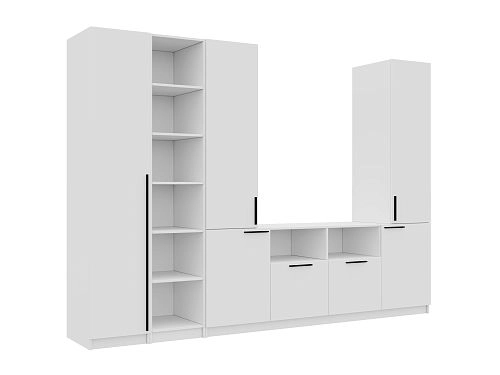 Стенка Лорена Пакс ТВ-стенка 13 Белый - фото 4