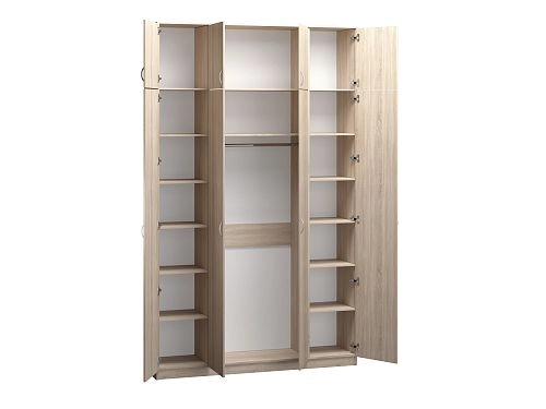 Шкаф распашной Лайт-4 с антресолью Дуб Сонома - фото 2