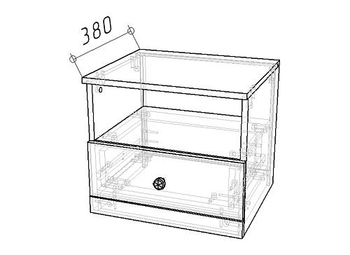Тумба прикроватная Скарабей-2 Кашемир - фото 2